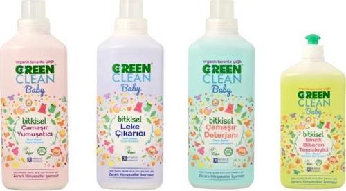 Baby Çamaşır Deterjanı 1lt+Yumuşatıcı 1lt+Leke Çıkarıcı 1lt+Biberon Temizleyici 500 ml
