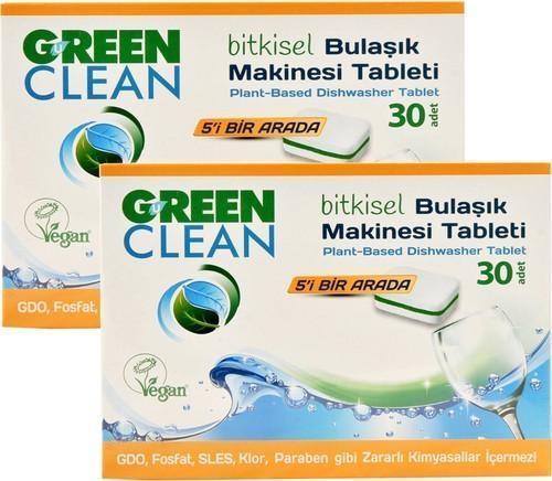 Bitkisel Bulaşık Makinesi Tableti 30'lu x 2 Adet