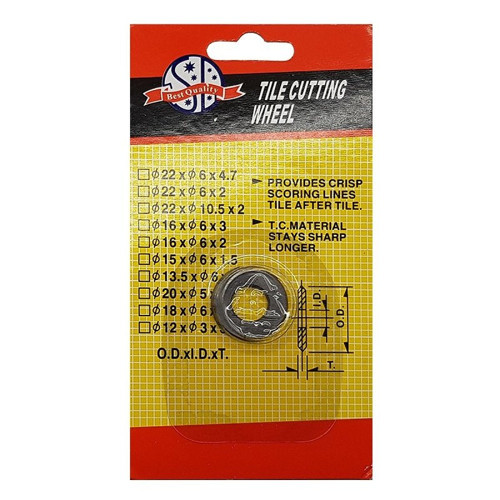MS52579 Fayans Kesici Yedek Bıçağı 22x10.5x2mm