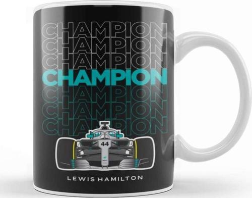 Lewis Hamilton Champion 01 Kupa Bardak Porselen