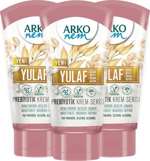 Prebiyotik Krem Serisi Yulaf Sütü 3X60Ml