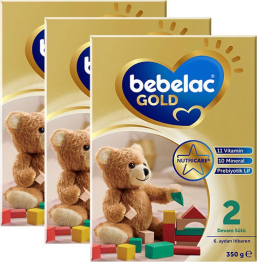 Gold 2 Devam Sütü 350 Gr X 3 Adet
