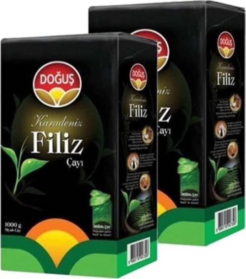 Siyah Filiz Çayı 1000 Gr 2'Li Paket