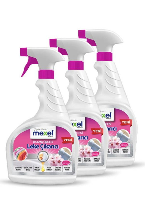 Yıkama Öncesi Oxi Leke Çıkarıcı Sprey Japon Kiraz Çiçeği Kokulu 750 ml 3'lü