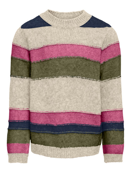KOGELAINE L/S O-NECK KNT Kız Çocuk Bej Kazak - 15302317