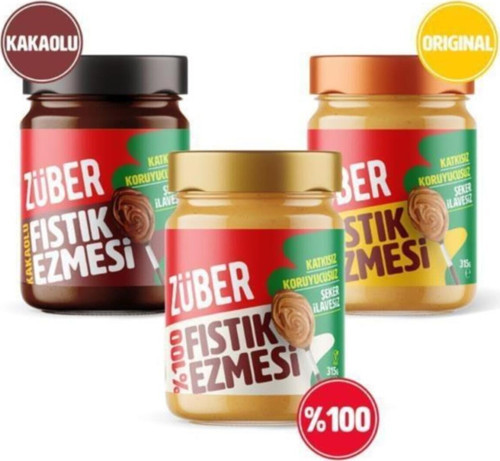 Fıstık Ezmesi 3 Adet X 315 Gr