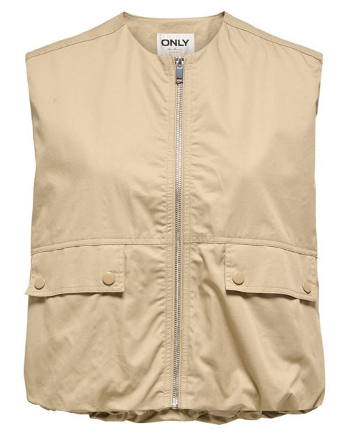 ONLFAYE S/L WAISTCOAT CC PNT Kadın Kahverengi Yelek - 15364074