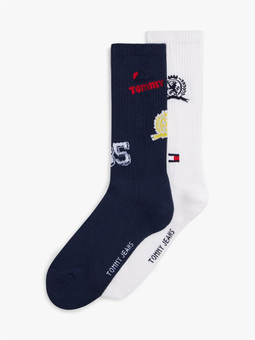 TH UNI TJ SOCK 2P PATCH Uniseks Mavi Çorap - S701236470