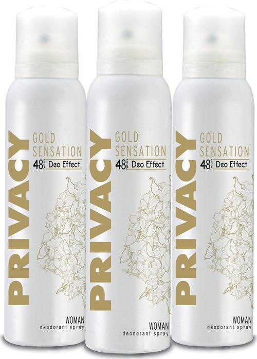Gold Women Deodorant 3X150Ml