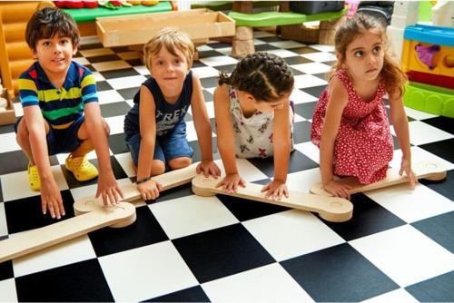 Denge Kirişi, Denge Tahtası, Çocuk Aktivite Oyuncağı, Çocuk Dış Mekan Spor (7'li Set)