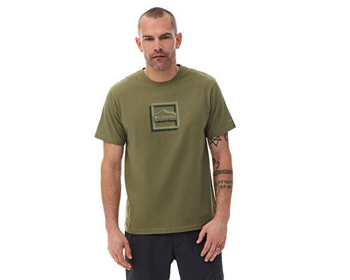 M illuminated Brand Ss Tee Erkek Günlük Tişört 9121061397 Yeşil