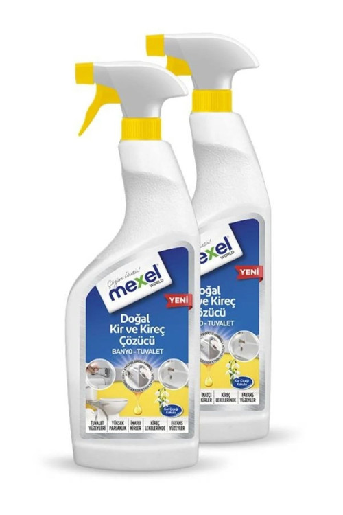 Doğal Banyo Tuvalet Kir Ve Kireç Çözücü Kar Çiçeği Kokulu 750 ml 2'li