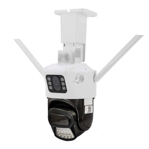 O-Kam-6015 6Mp Dual Lens Wifi Ptz 3.5 "Dual Screen İmage, 15Pcs Leds Dual Light Kamera