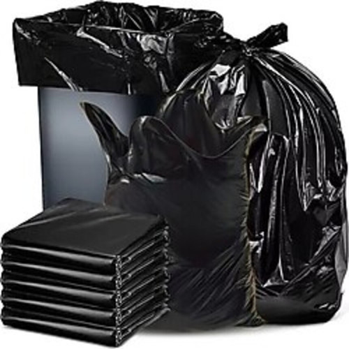 Büyük Boy Siyah Renk Çöp Torbası 50 Paket - 65x80 Cm