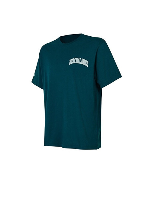 NB Lifestyle Unisex Tshirt Uniseks Yeşil T-Shirt - UNT1601