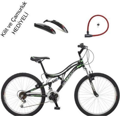 Hector 26 Jant Çift Amortisörlü Dağ Bisikleti Kilit ve Çamurluk Hediyeli