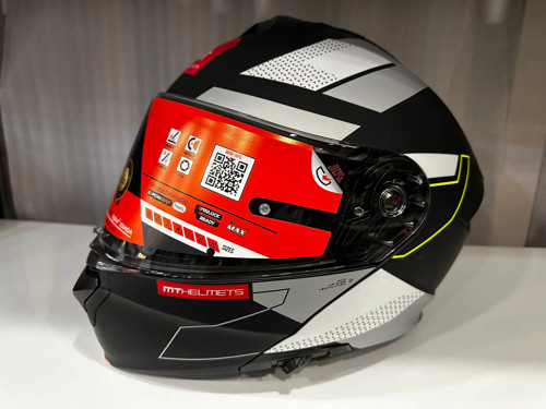 KASK MT GENESİS SV TALO B2 ÇENE AÇILIR MAT SİYAH/SARI