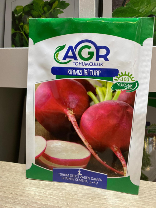 Agr Kırmızı İri Turp Tohumu 10 Gr