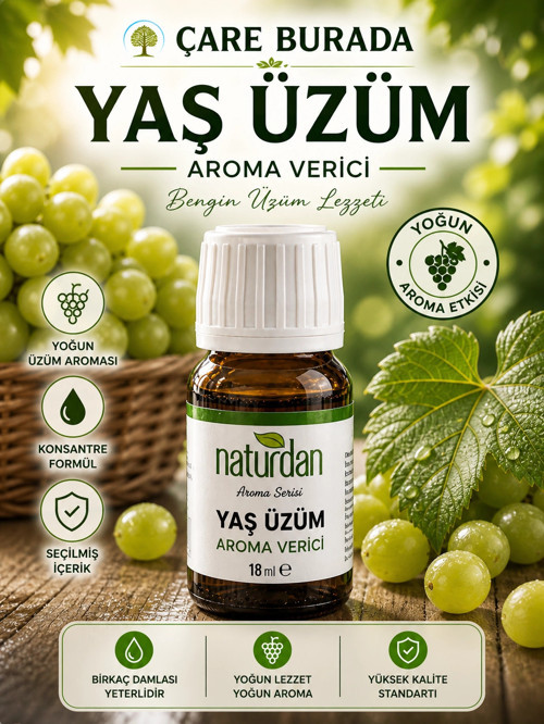 ÇareBurada Yaş Üzüm Yoğun Formül Aroma Verici 18 ml