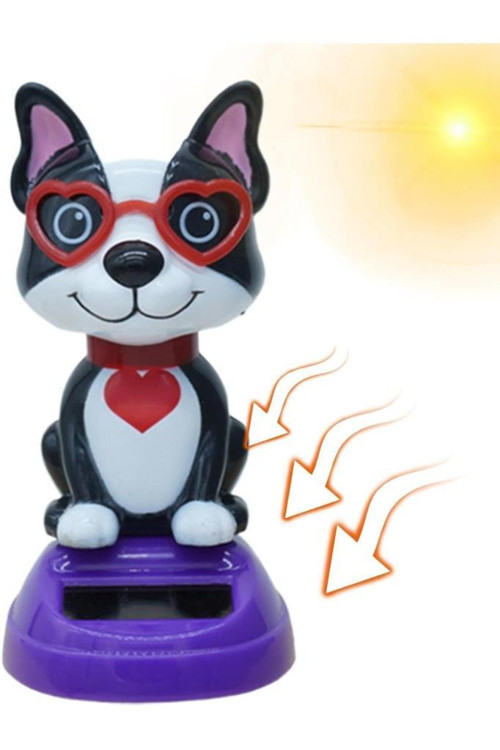 Güneş Enerjili Solar Dans Eden Figür Sallanan Kedi Figürü Araba Masaüstü Hediyelik Dekoru Parti Süs