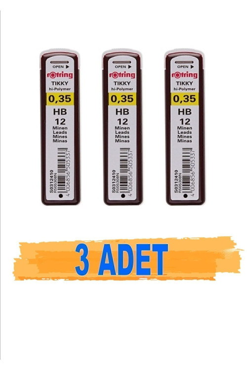 Min 0,35 Mm Hb Versatil Kalem Ucu 3 Adet Hi Polymer Germany
