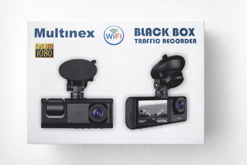 BLACK BOX Traffic Recorder | Full HD 1080p Araç Kamerası | WiFi Destekli | 64 GB microSD Kart Desteği | Gece Görüşlü