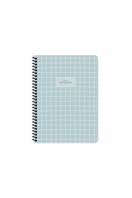 ÇİZGİLİ 16x22 CM 80 YAPRAK PLASTİK KAPAK TELLİ DEFTER 60 GRAM BEYAZ SAYFA COFFEE