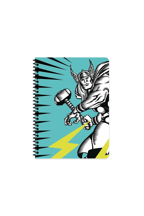 Marvel Seri 20x28 Cm Çizgisiz Telli Defter 80 Yaprak Karton Kapak