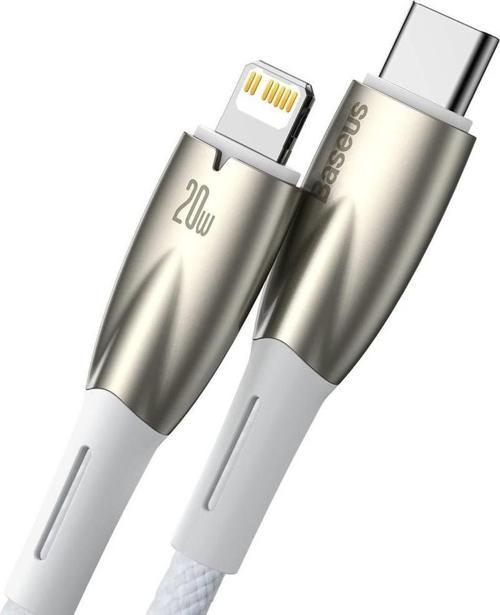 Led Işıklı Super Şarj 20W 1Mt İphone Şarj Kablosu İpad İphone 11 Pro 12 12 Pro Max Şarj Kablo