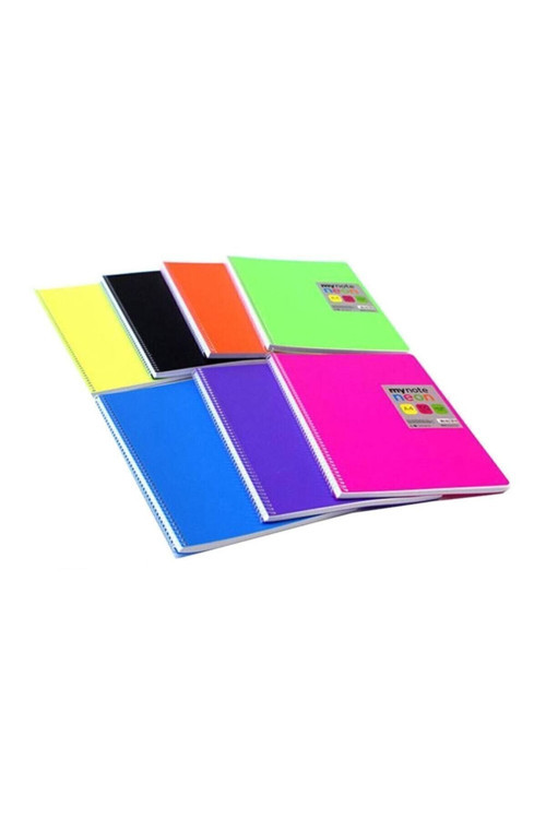 Kareli Spiralli Pp Kapak Defter A4 80 Yaprak Kareli Sert 80 Yaprak Okul Defterleri Beyaz Spiralli O