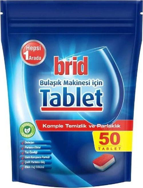 Bulaşık Makinesi Deterjanı Tableti 50 Li