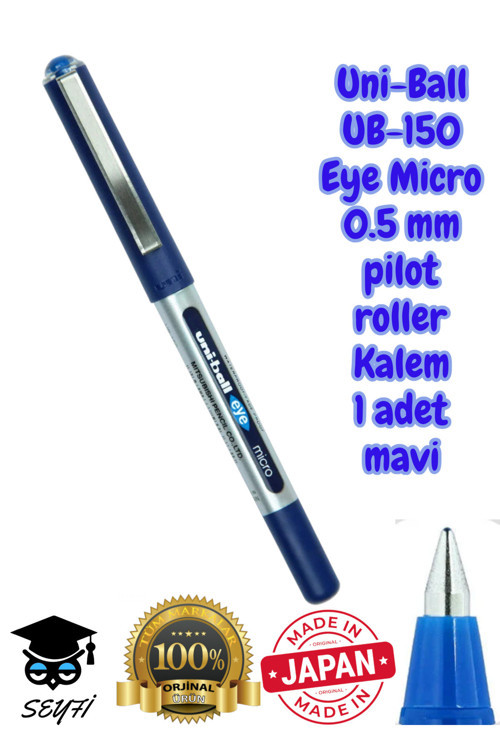 0.5 Mm Pilot Roller Kalem Ub-150 Mikro Eye Uni-Ball Made İn Japan %100