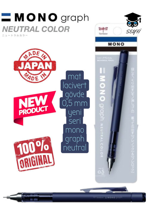 mat gövde 0,5 mm yeni seri tombow mono graph neutral