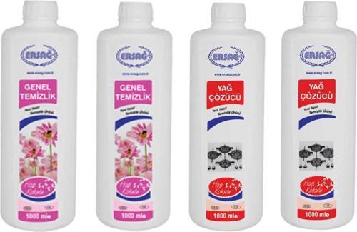 Genel Temizlik * 2 Adet + Yağ Çöz * 2 Adet * 1000 ML.