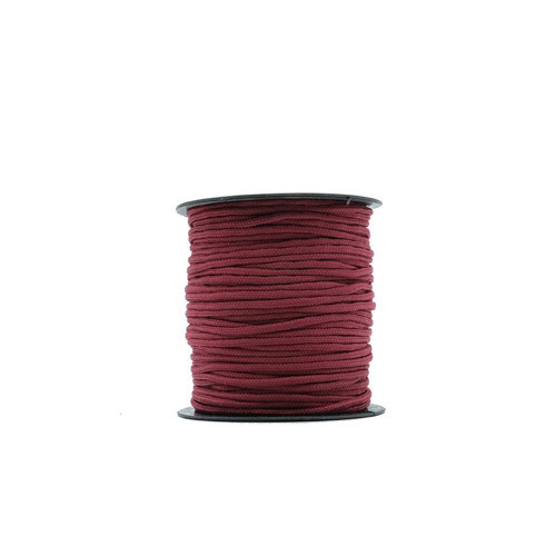 Bileklik,Outdoor ve Hobi Paracord İp 660 lb 2 mm No:15 30 Metre Makara Bordo