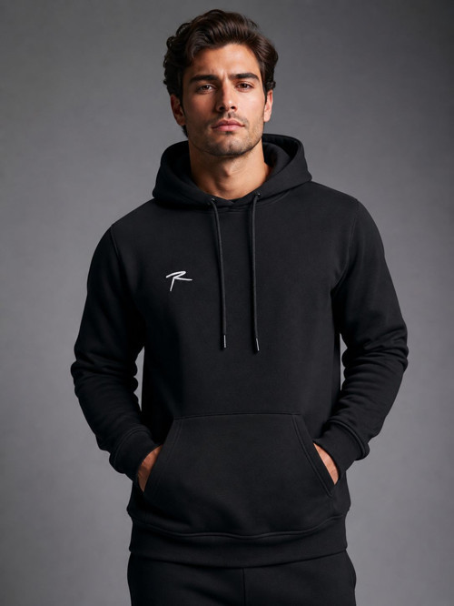 Siyah Erkek Spor Sweatshirt Hoodie - Lepidus