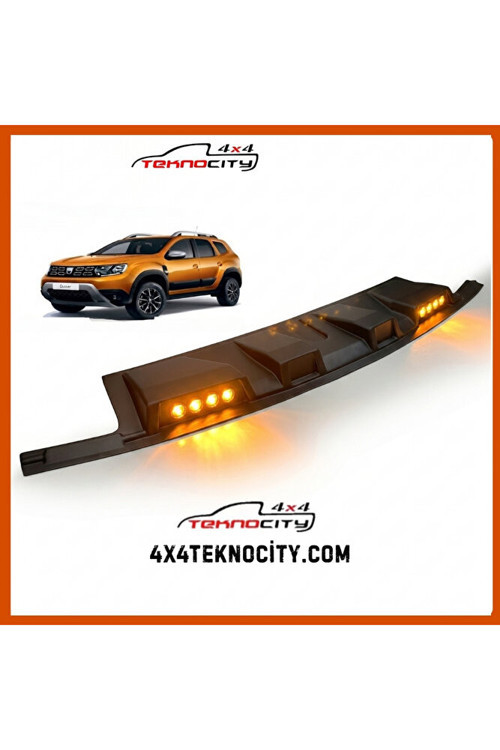 Dacia Duster 2010-2018 Ledli Moonvisör Tavan Kebi – Turuncu LED Off-Road Aksesuarı