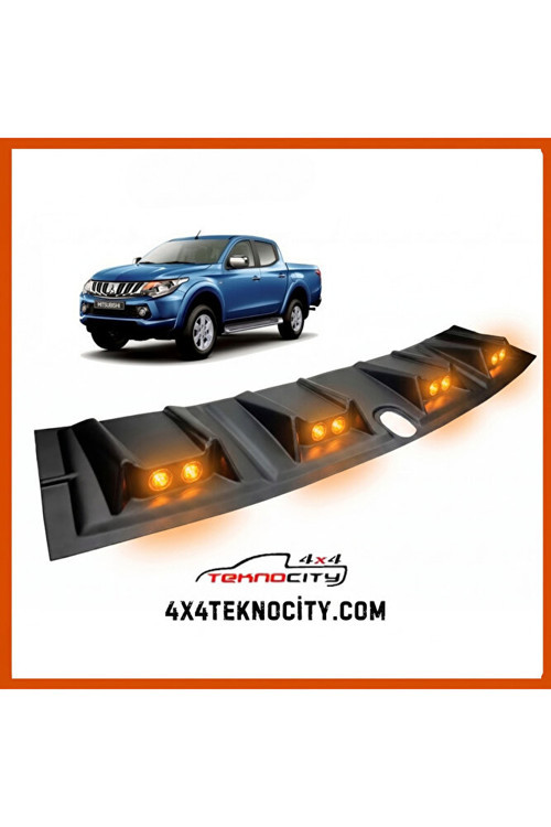 MITSUBISHI L200 2019 SONRASI LEDLİ MOONVİSÖR TAVAN KEBİ TURUNCU SÜPER LED Off-Road Aksesuarı