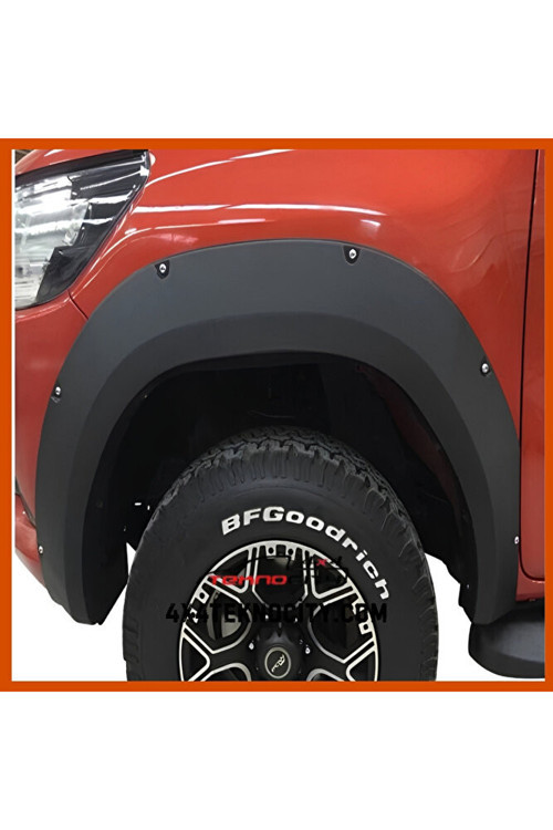 TOYOTA HILUX REVO 2015-2019 ÇAMURLUK KAPLAMA DODİK TAKIMI KROM CİVATALI