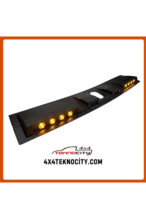 TOYOTA HİLÜX 2015 SONRASI MOONVİSÖR TAVAN KEBİ TURUNCU SÜPER LED Off-Road Aksesuarı