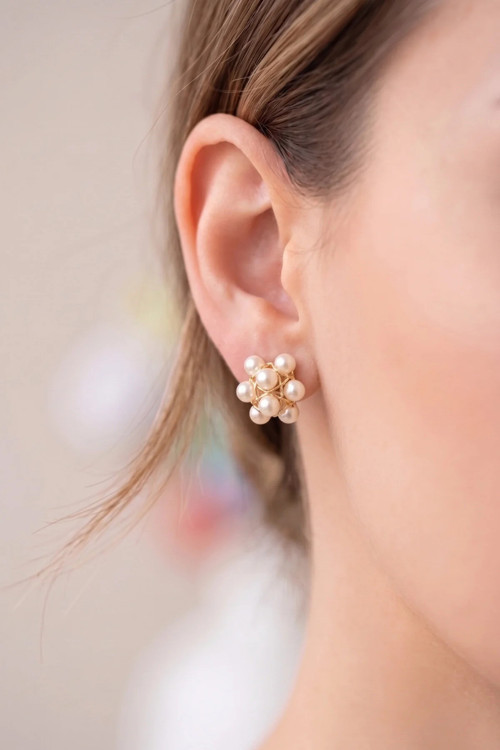 MİNİ ÇİÇEK STUD KÜPE 1 CM.