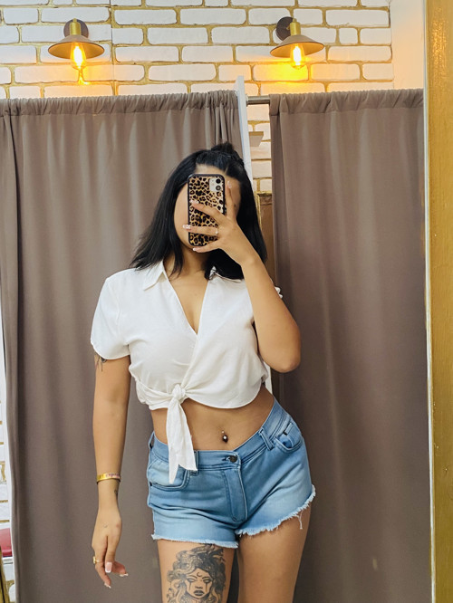 Süper Mini Kot Şort Açık Mavi 28