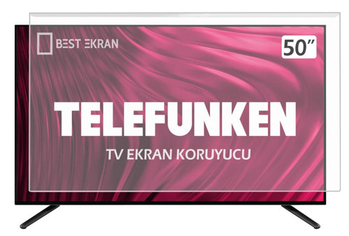 Telefunken 50TU9060UA Tv Ekran Koruyucu - TELEFUNKEN 50" inç 127 Ekran Koruyucu