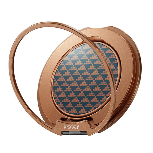Freeflow Destiny Serisi 360 Derece Dönebilen Magnetik Ring Stand Telefon Tutucu Gold-Mavi