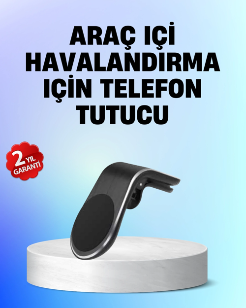 Manyetik Araç Telefon Tutucu – 360° Döner Kalorifer Petekli