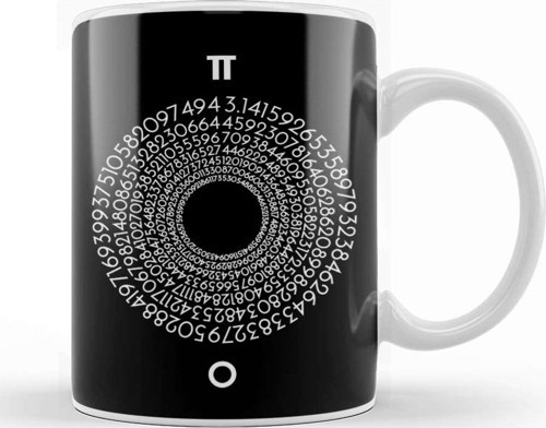 Maths And Science Pi Hole Kupa Bardak Porselen