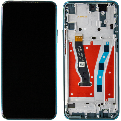 Huawei Y9 Prime 2019 Uyumlu Çıtalı A Kalite Lcd Ekran Dokunmatik Yeşil