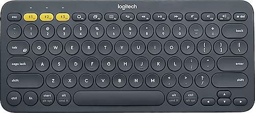 K380 Kompakt Kablosuz Bluetooth Türkçe Q Klavye - Siyah