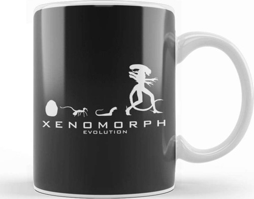 Xenomorph Evolution Alien Kupa Bardak Porselen