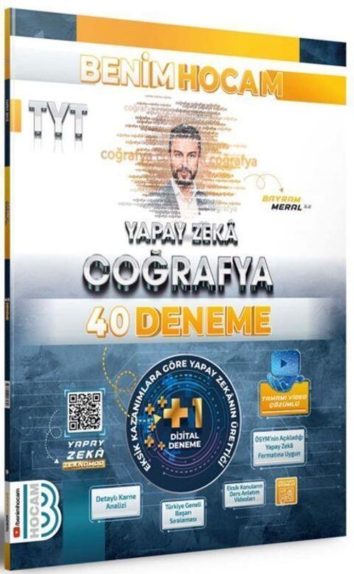TYT Yapay Zekâ Coğrafya 40 Deneme Benim Hocam Yayınları